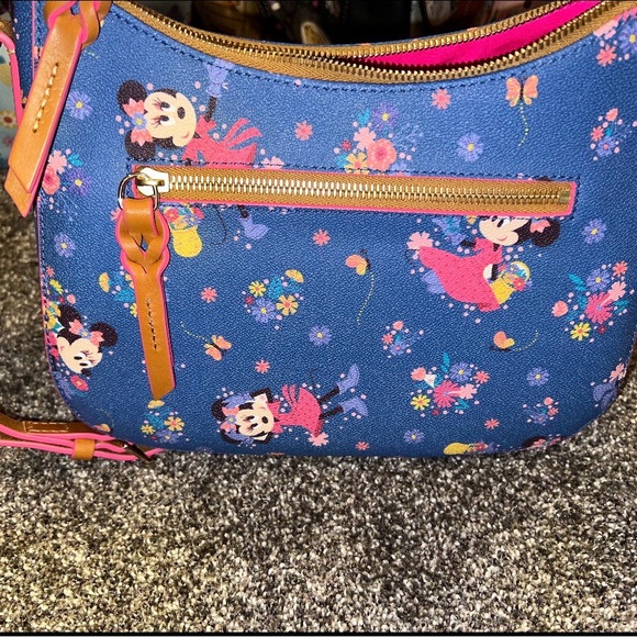 Dooney & Bourke Blue Minnie Mouse Floral Bag - Picture 2 of 3